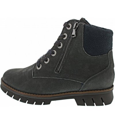 Waldläufer H-Xara Schnürstiefel in carbon notte Waldläufer H-Xara Schnürstiefel in carbon notte