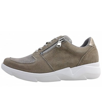 Waldläufer Schnürer in grey/stein 201