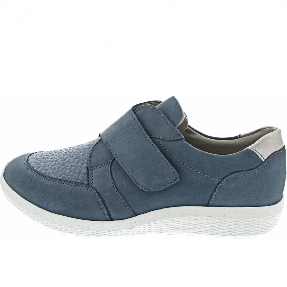 Waldläufer K-Ira Klettschuh in denim taupe