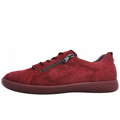 Waldläufer H-Cloé sportlicher Schnürer in ruby silber 173