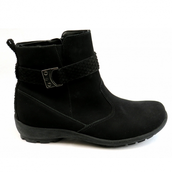 Waldläufer Denver/Jackal schwar Stiefelette in schwarz