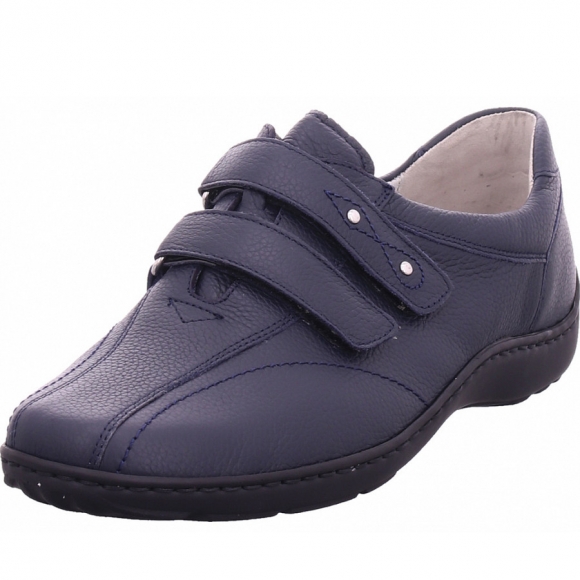 Waldläufer Halbschuh in blau