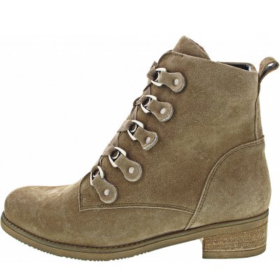 Waldläufer Hienna Schnürstiefel in taupe