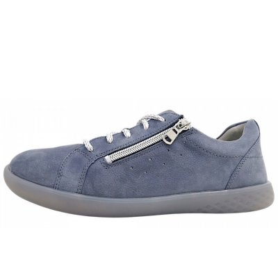 Waldläufer H-Cloé sportlicher Schnürer in jeans silber