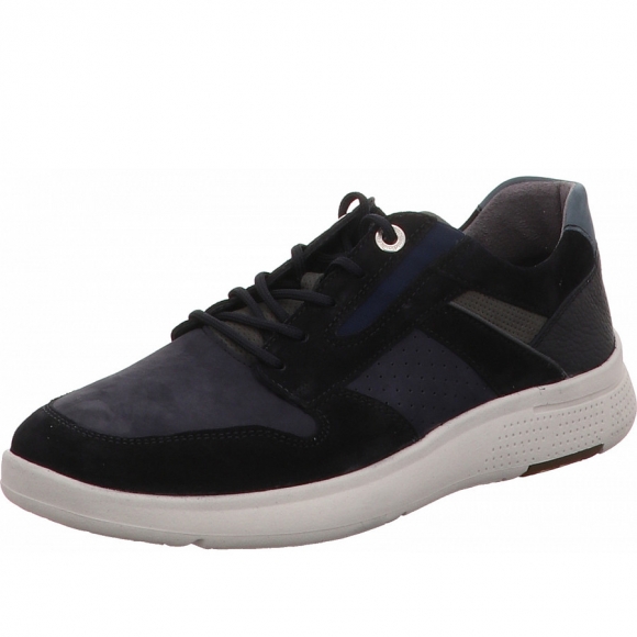 Waldläufer heiko Schnürschuhe in blau