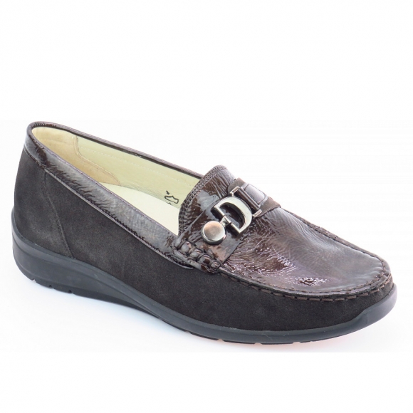 Waldläufer Vel./Taipei schiefer Slipper in schiefer