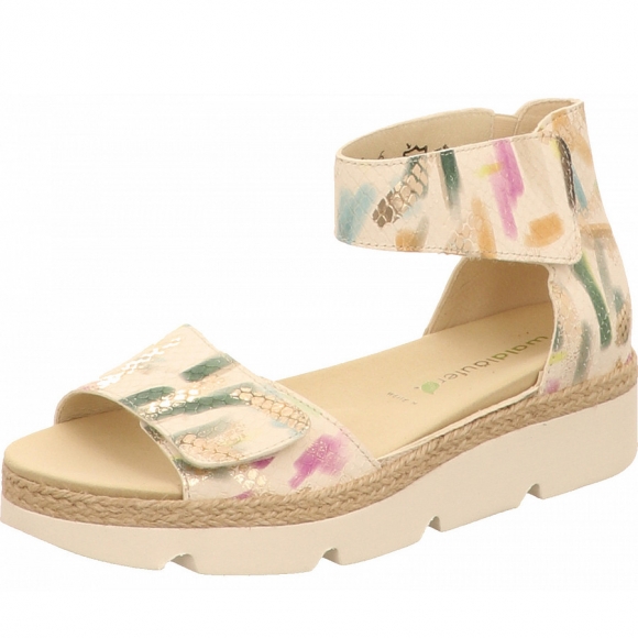 Waldläufer h-sissy Sandalette in weiß kombi.