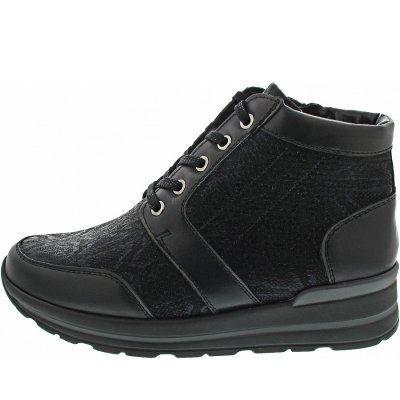 Waldläufer M-Sarah Schnürstiefelette in schwarz Waldläufer M-Sarah Schnürstiefelette in schwarz