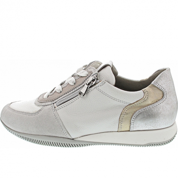 Waldläufer Pamela Sneaker low in latte weiss stein