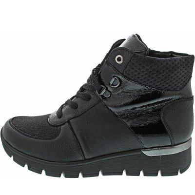 Waldläufer K-Ramona Schnürstiefelette in schwarz