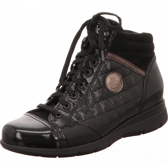 Waldläufer Stiefel in schwarz