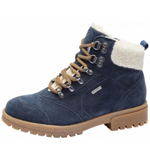 Waldläufer Stiefelette in deepblue natur beige