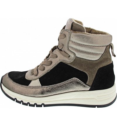 Waldläufer H-April Schnürstiefel in iron schwarz storm