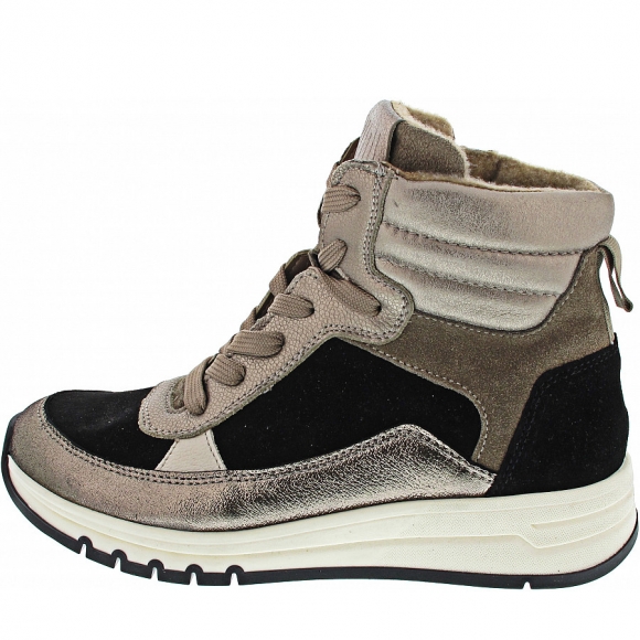 Waldläufer H-April Schnürstiefel in iron schwarz storm