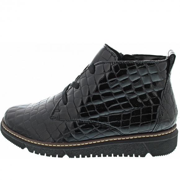 Waldläufer K-Gesa Schnürstiefel in schwarz