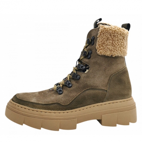 Waldläufer H-Saiga Schnürstiefel in schlamm/motta/taupe 344