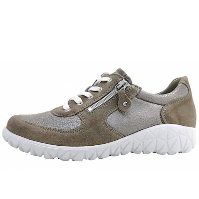 Waldläufer Havy Soft sportlicher Schnürer in grey 201