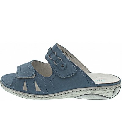 Waldläufer Garda Pantolette in denim LS:grau bianco Waldläufer Garda Pantolette in denim LS:grau bianco