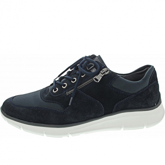 Waldläufer Haris sportlicher Schnürer in deepblue