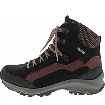 Waldläufer H-Emma Schnürstiefel in schwarz brownrose