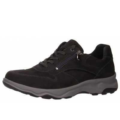 Waldläufer h-max Schnürschuhe in schwarz
