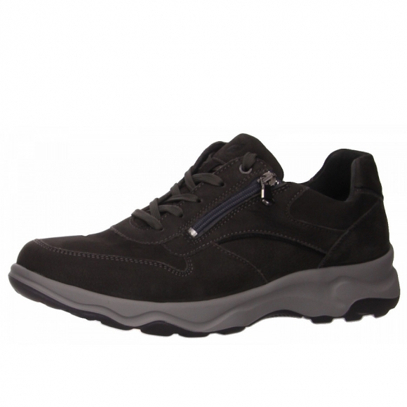 Waldläufer h-max Schnürschuhe in schwarz