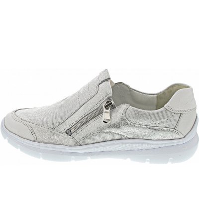 Waldläufer H-Leonie Slipper in weiss silber