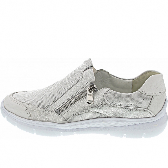 Waldläufer H-Leonie Slipper in weiss silber