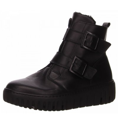 Waldläufer Stiefelette in schwarz