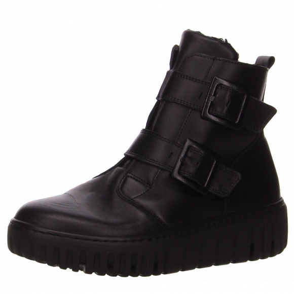 Waldläufer Stiefelette in schwarz