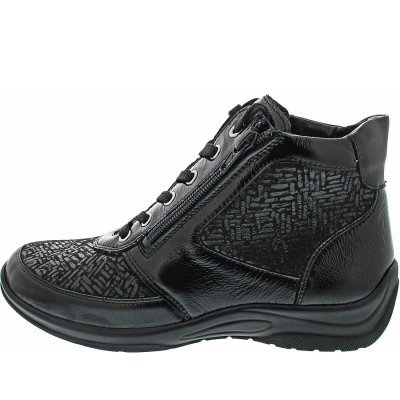 Waldläufer Hesna Schnürstiefel in schwarz