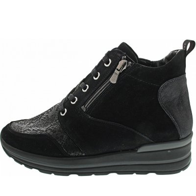 Waldläufer M-Sarah Schnürstiefel in schwarz