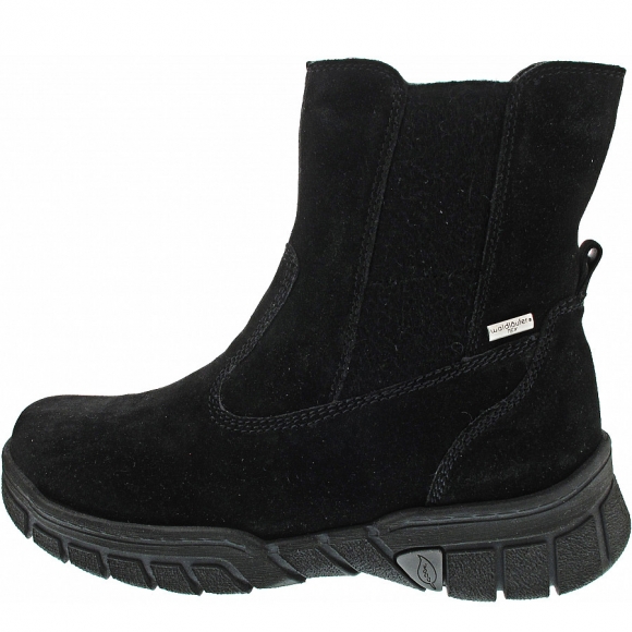Waldläufer H-Lumi Stiefelette in schwarz