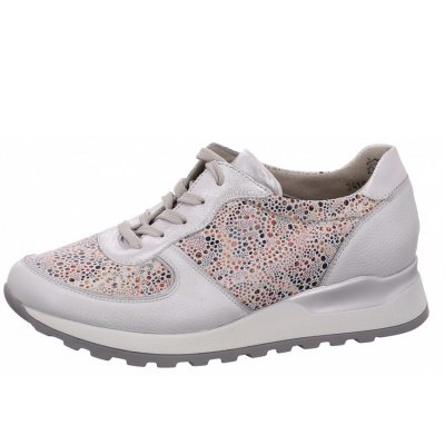Waldläufer Hiroko Soft Sporthalbschuh geschnürt in grau