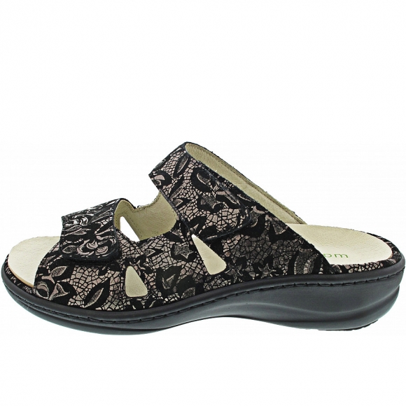 Waldläufer Heria Pantolette in Clavel-Metal nuba