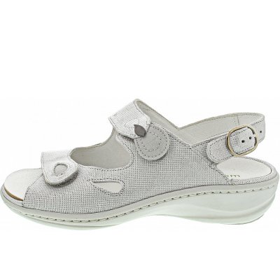 Waldläufer Heria Sandale in silber lightgrey