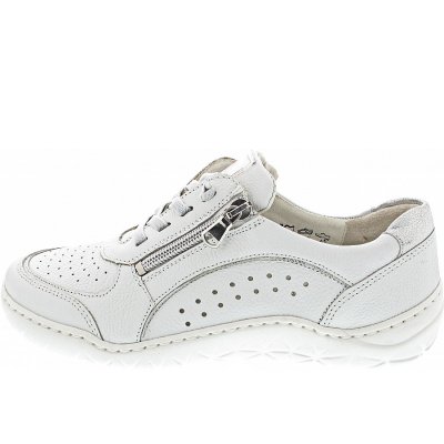 Waldläufer K-Milena sportlicher Schnürer in weiss silber