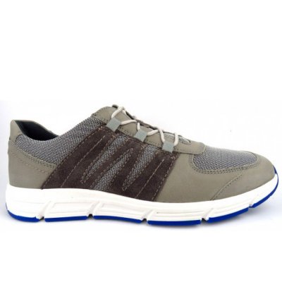 Waldläufer Haslo grau sportlicher Schnürer in HELLGRAU SILBER MOUS