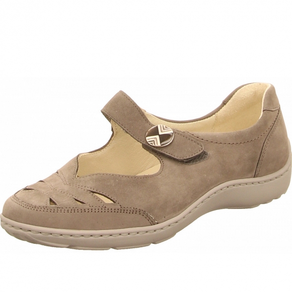 Waldläufer henni Spangenballerina in taupe