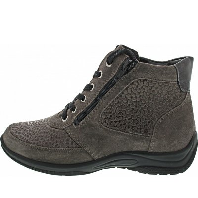 Waldläufer Hesna Schnürstiefel in mouse carbon