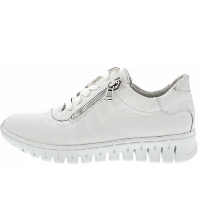 Waldläufer H-Birdy sportlicher Schnürer in weiss weiss silber