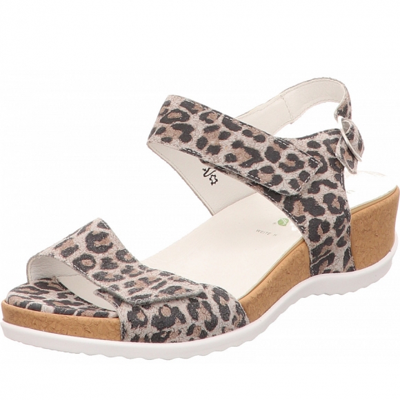 Waldläufer hilda Sandalette in grau kombi