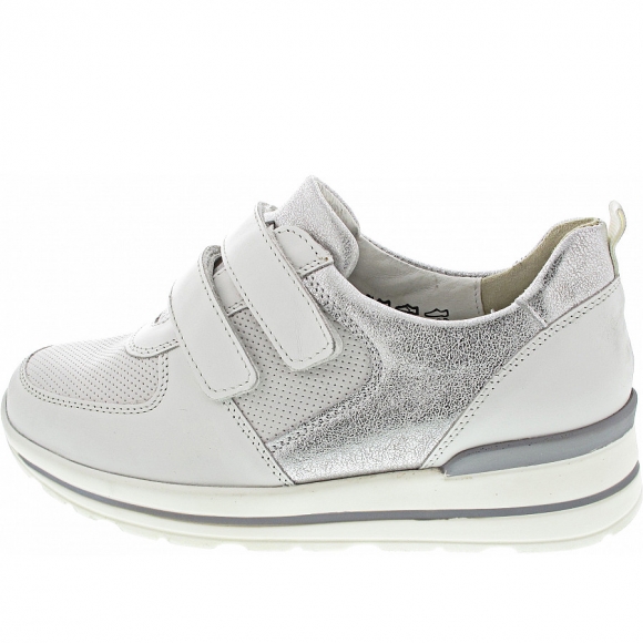 Waldläufer M-Sarah Klettschuh in weiss silber