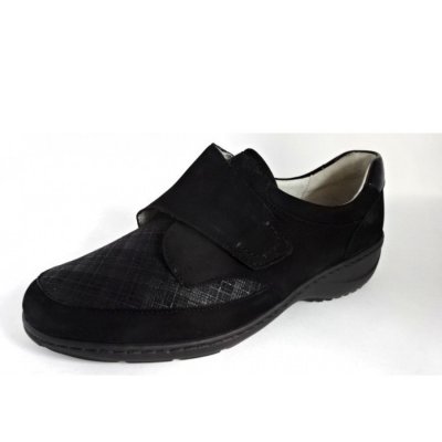Waldläufer weite k Slipper in schwarz