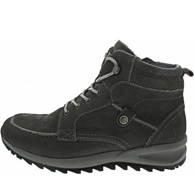 Waldläufer Helle Schnürstiefel in carbon LS:swz-grau