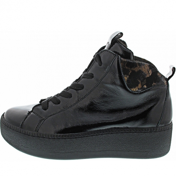 Waldläufer H-Nicky Sneaker high in schwarz
