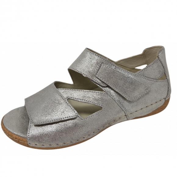 Waldläufer Heliett Sandale in platin glitter