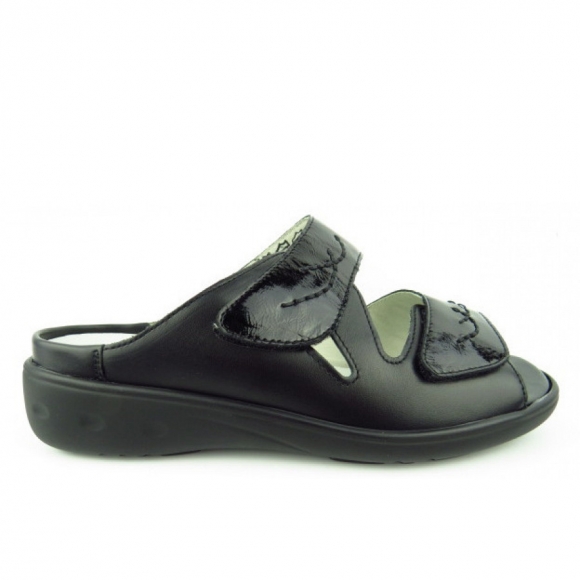 Waldläufer Kara MEMPHIS TAIPEI Pantolette in SCHWARZ