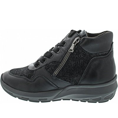 Waldläufer Tonia Schnürstiefel in schwarz