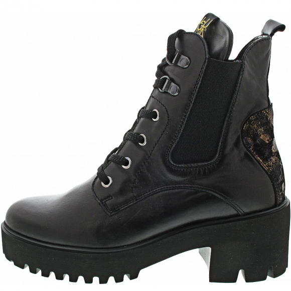 Waldläufer H-Nira Schnürstiefel in schwarz
